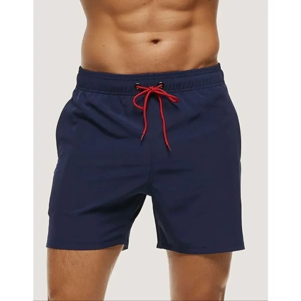 RAISER Men's Beach Swim Shorts Men Drawstring Waist Swim Trunk XL NWOT